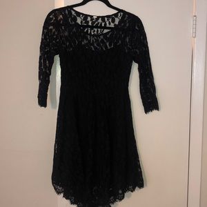 Free People 3/4 lace dress